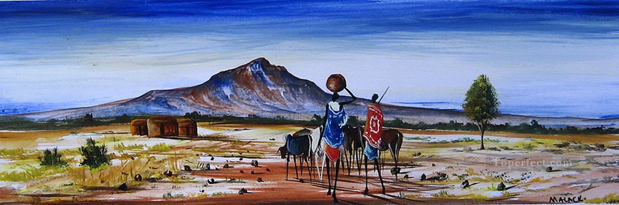 Long Haul from Africa Oil Paintings
